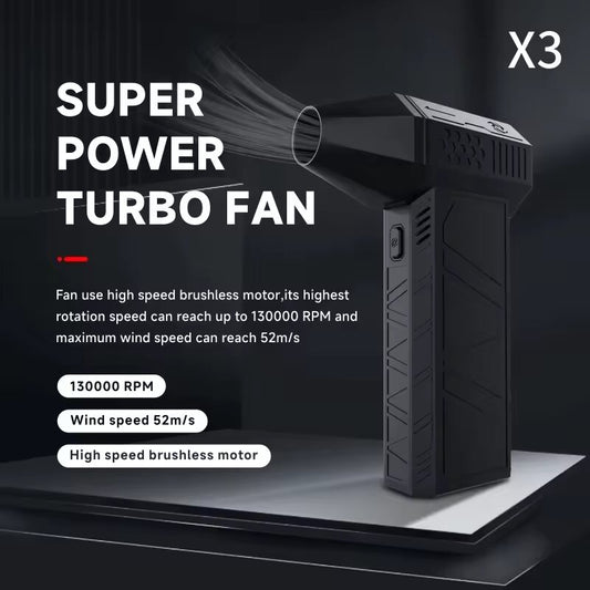 Motorsports Dust Blower Turbo Fan X3
