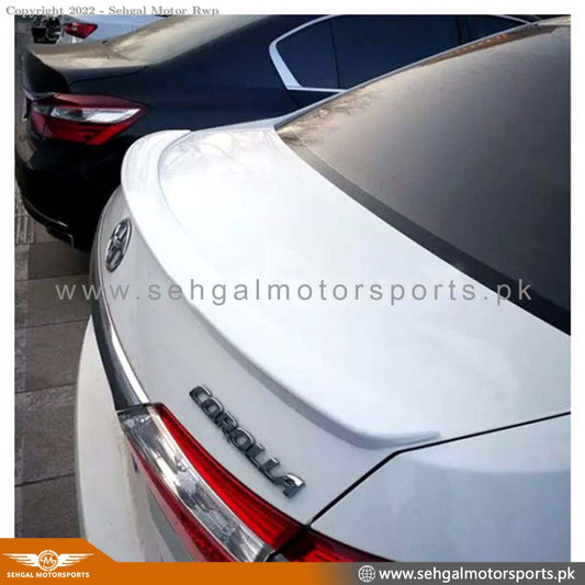 Toyota Corolla Trunk Spoiler Mark X Style (Fiber) Model 2014-2021