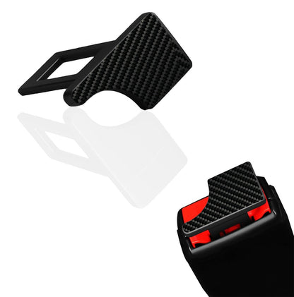 Motorsports Plastic Seat Belt Clip (Black Carbon FIber)