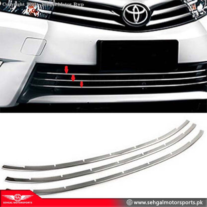 Toyota Corolla Grill Chrome (2Pcs) Model 2017-2021