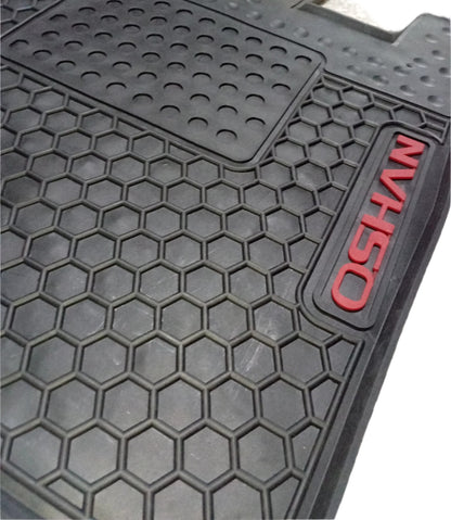 Changan Oshan X7 Rubber Floor Mats Black (7 Seaters) Model 2022-2024