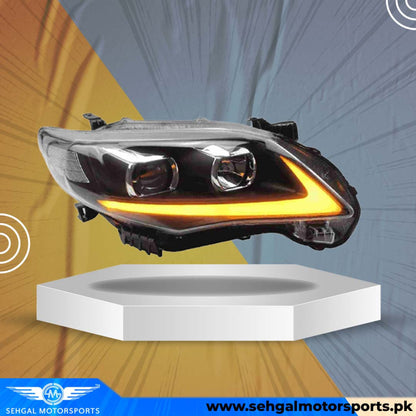 Toyota Corolla Head Light Nike Style Model 2011-2014