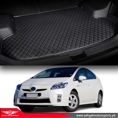 Toyota Prius 7D ECO trunk Mat Black (with Black OR Beige Stitch) Model 2009-2018