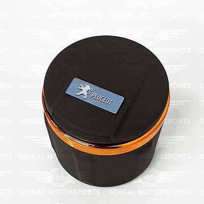 Portable Multi Color Car Ashtray Small With LED (with your Car Logo)