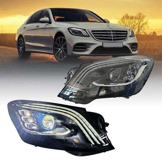 Mercedes Benz S-Class W222 Facelift Style Head Light Model: 2014-17