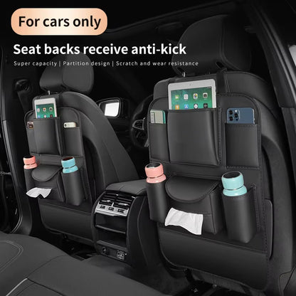 Motorsports Hanging Back Seat Organizer with Tissue Box
