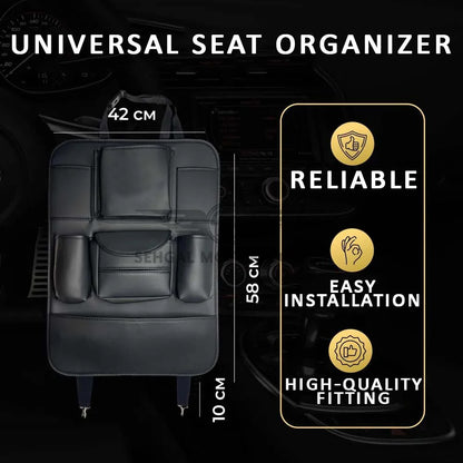 Motorsports Hanging Back Seat Organizer with Tissue Box