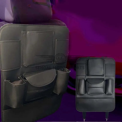 Motorsports Hanging Back Seat Organizer with Tissue Box