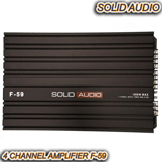 Solid Audio Amp 4 Channel Mod F59