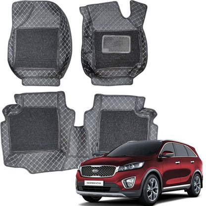 Kia Sorento Floor Mats Black Model 2021-2022