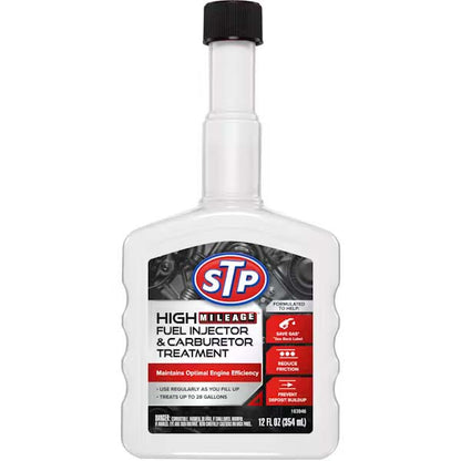 STP High Mileage Fuel Injector & Carb Treatment 354ML