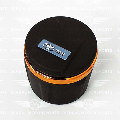 Portable Multi Color Car Ashtray Small With LED (with your Car Logo)