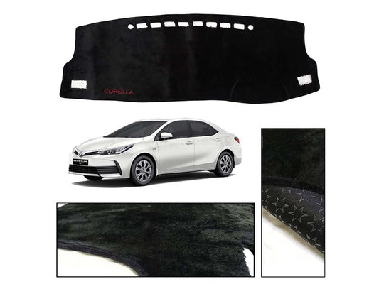 Toyota Corolla Dashboard Mat Velvet Model 2018