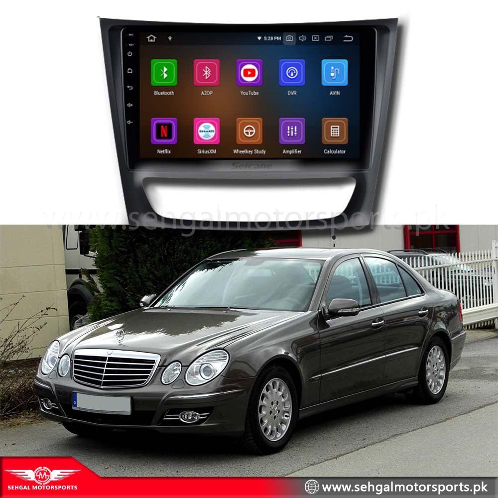 Mercedes Benz W211-A Android LCD Panel 1+16GB O.Tech Model 2002-2006 ...