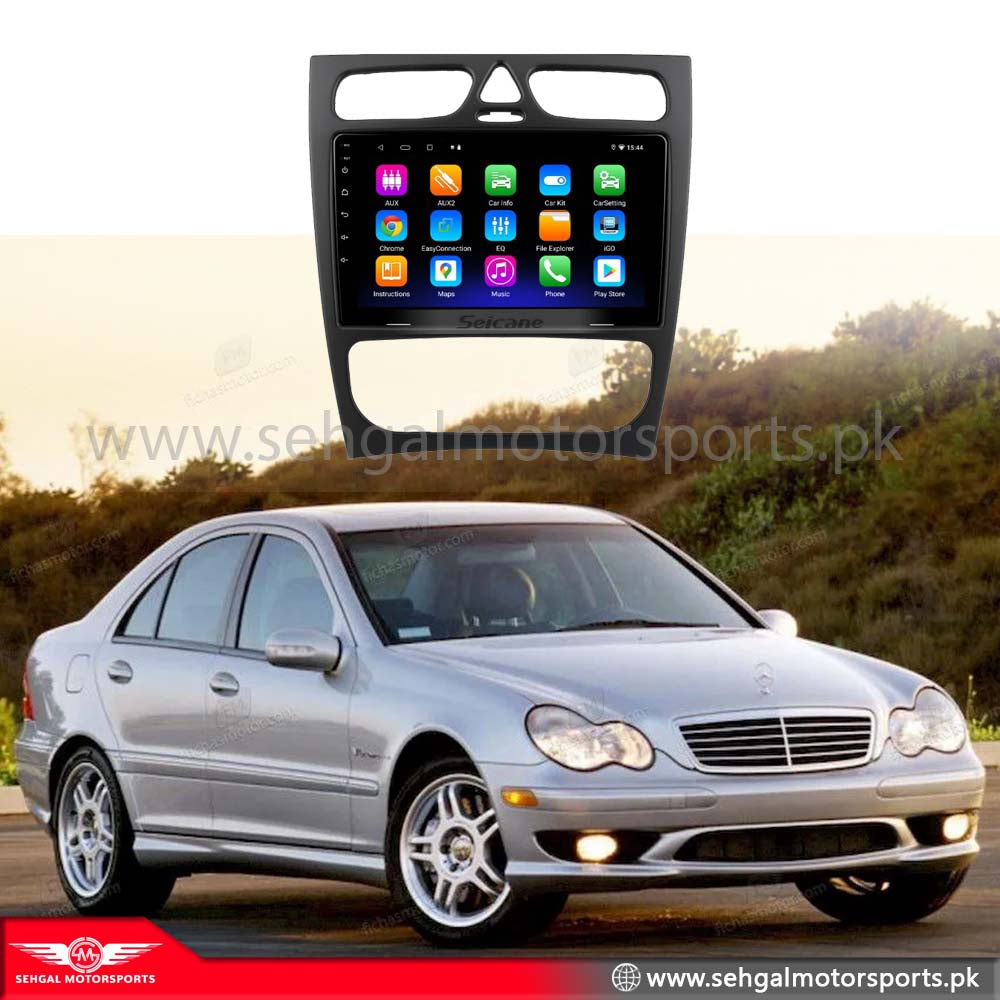W203 Right Inner Rocker Panel Mercedes Benz W203 CLK Android LCD Panel 1+16GB O.Tech Model 2001-2007 ...
