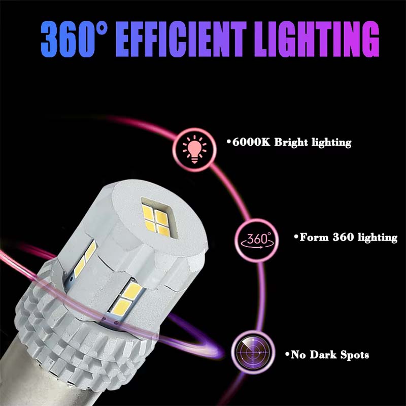 X7 Led Bulb X-7Seven X-Smart Series Parking Bulbs 22w 2200 Lumens White (1156 ...